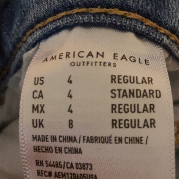 American Eagle size 4 jeans - Picture 3 of 4